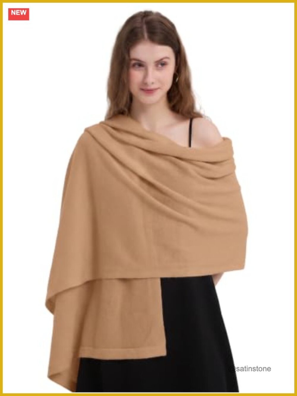 Cashmere Wool Blend Shawl Wrap Pashmina Scarf Poncho Travel